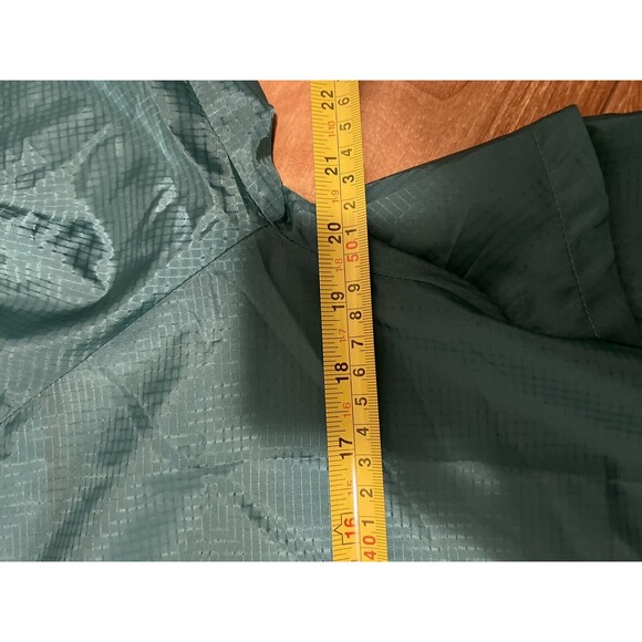 H&M Move Teal Windbreaker Jacket Size M Water Repellent Summer Lightweight - Picture 6 of 7